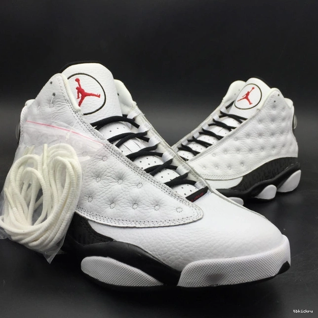 Rep TBK mens white RETRO black AND 13 